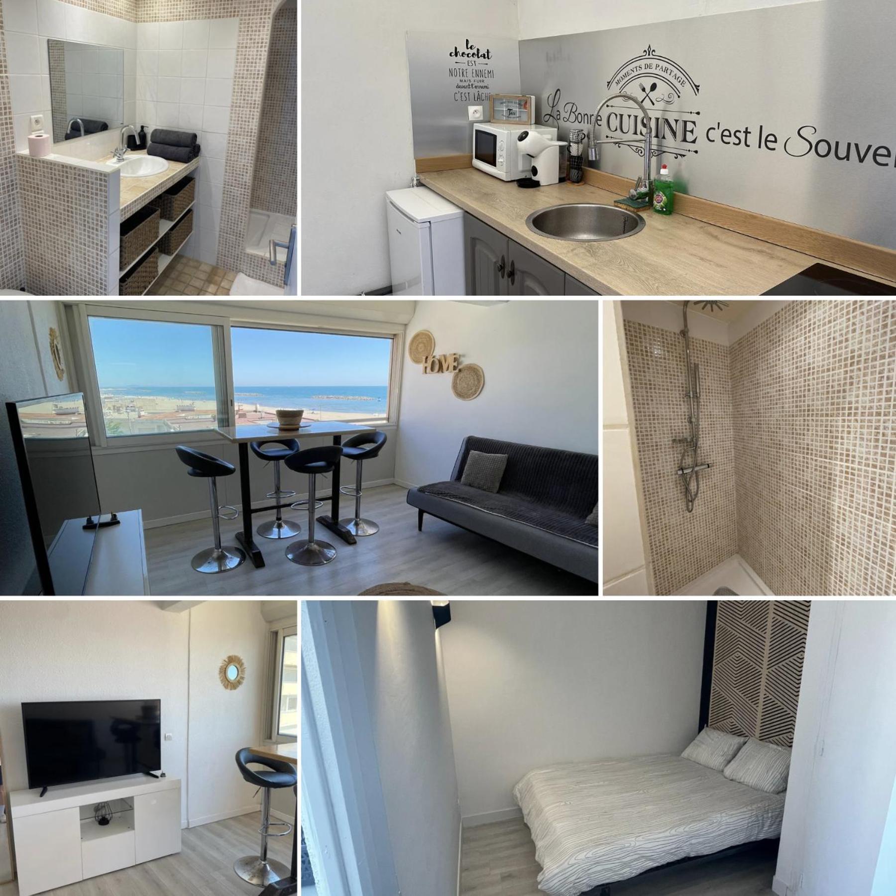 Superbe Appartement Vue Sur Mer Valras-Plage Exterior foto