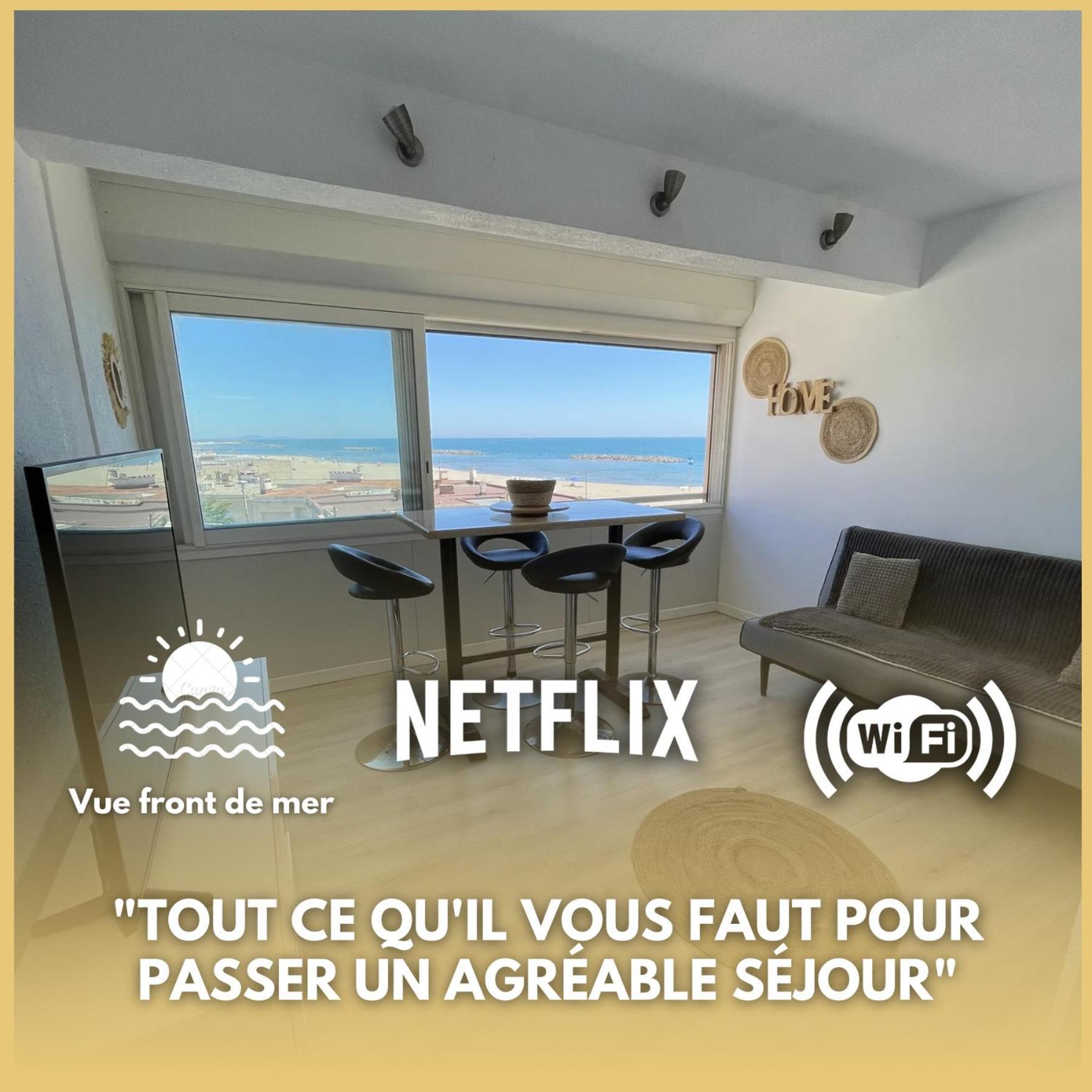 Superbe Appartement Vue Sur Mer Valras-Plage Exterior foto